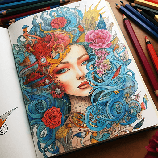 Colorful Creativity: Coloring Books