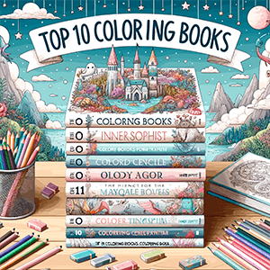 InnerSophist Top 10 Coloring Books - Unveiling Imagination