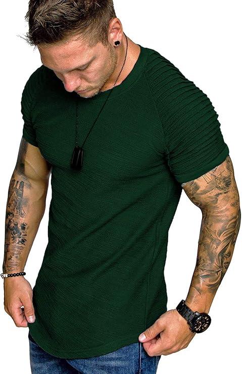 COOFANDY Men's Muscle T-Shirt - COOFANDY Men's Muscle T-Shirt - Image 1