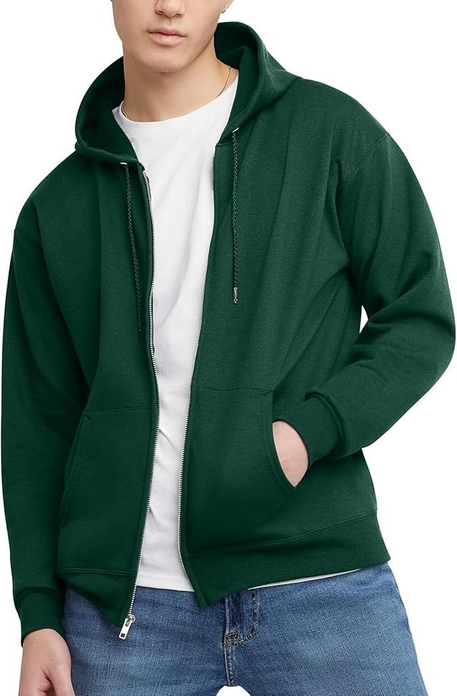 Hanes Men's Hoodie, EcoSmart - Hanes Men's Hoodie, EcoSmart - Image 1