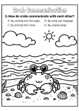 Crab Communication Coloring Page 44