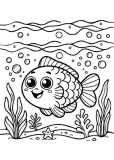 Fish Coloring Page 11