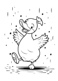 goose rain Coloring Page 25