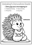 Hedgehog's Harmonious Hands Coloring Page 45